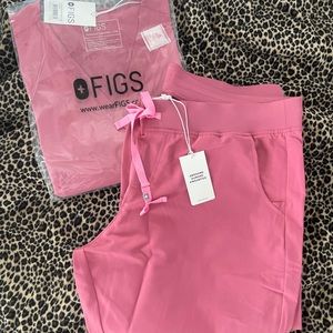 NWT Figs Pink Quartz BCA Scrub Set Women’s 2XL